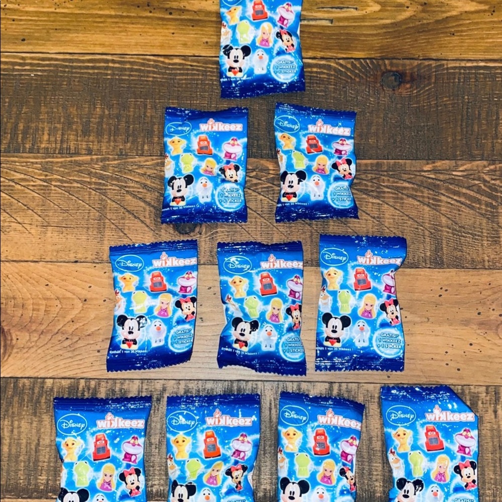 10 New DISNEY Wikkeez Blind Bag Bundle Germany Surprise Toy Figure Figurine Lot